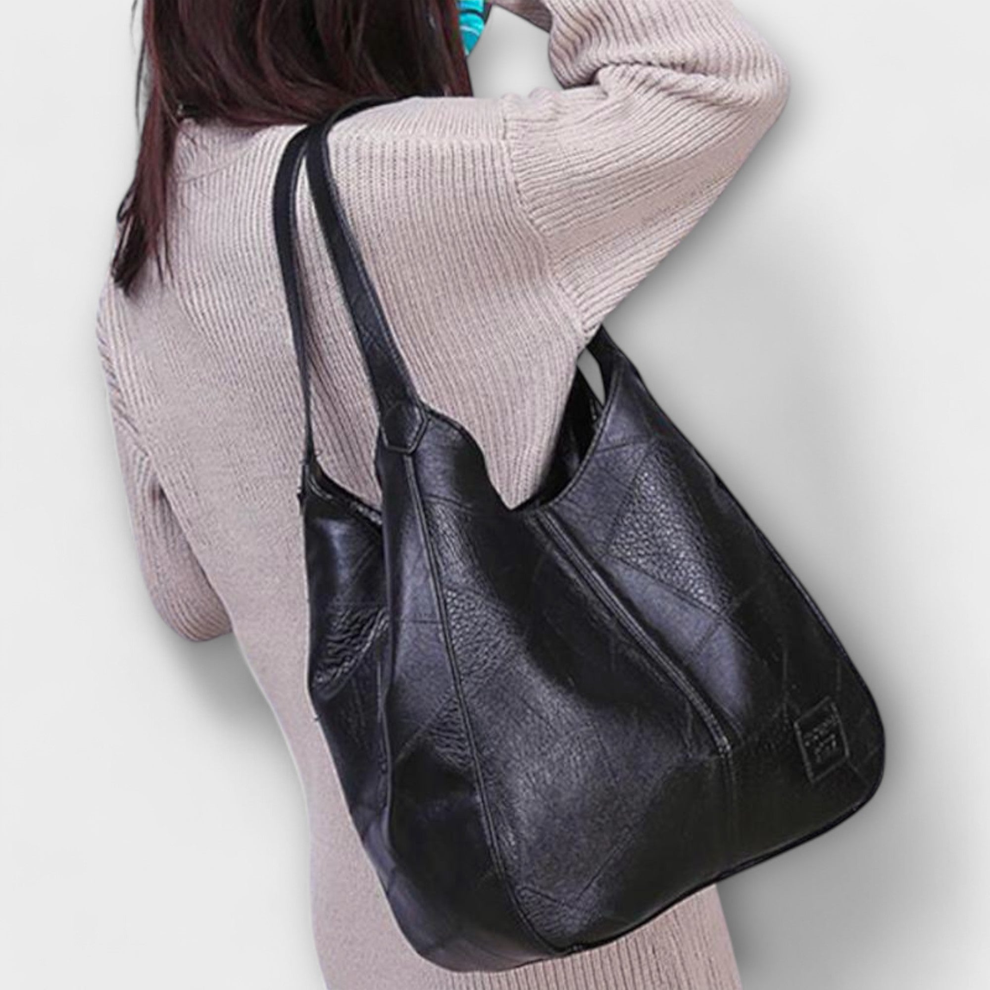 Vintage tas met gespsluiting