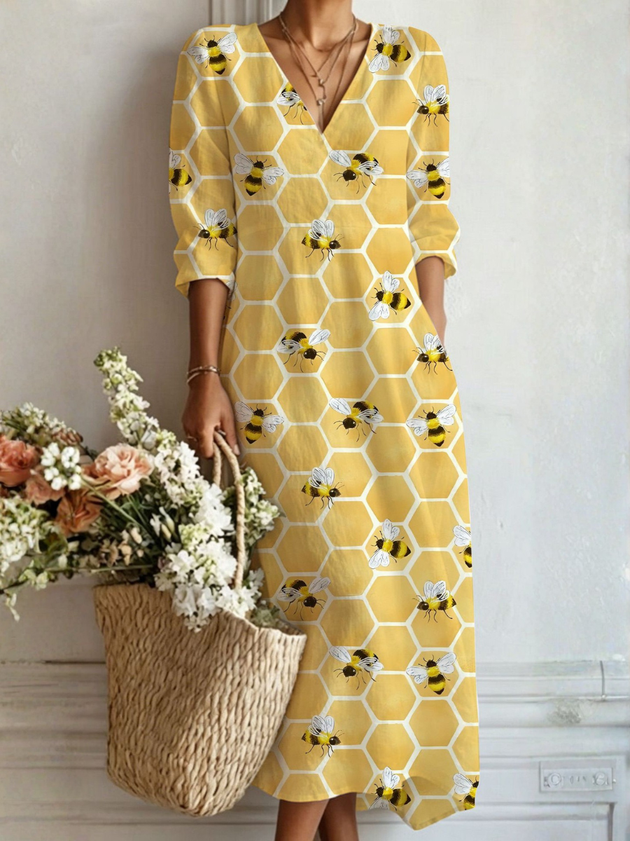 Maud bohemien maxi-jurk