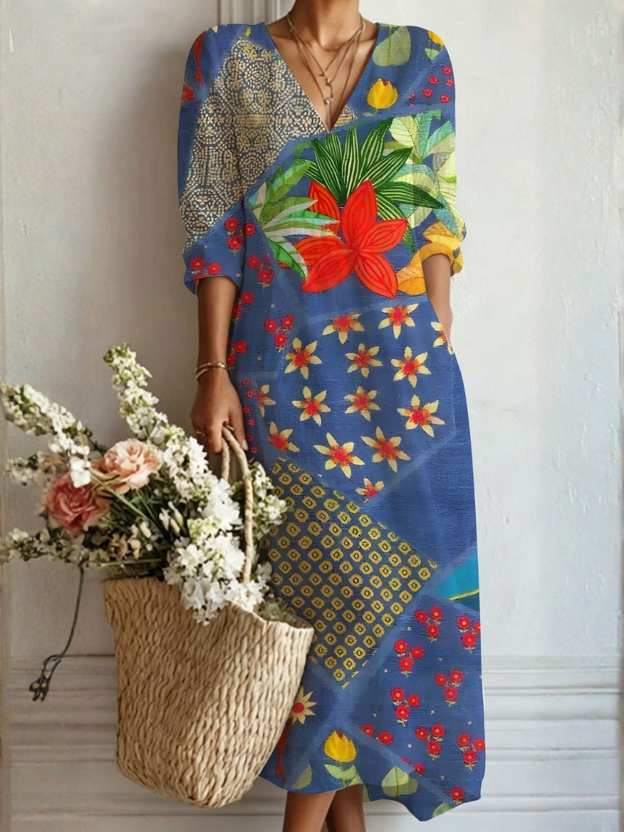 Julia bohemien maxi-jurk