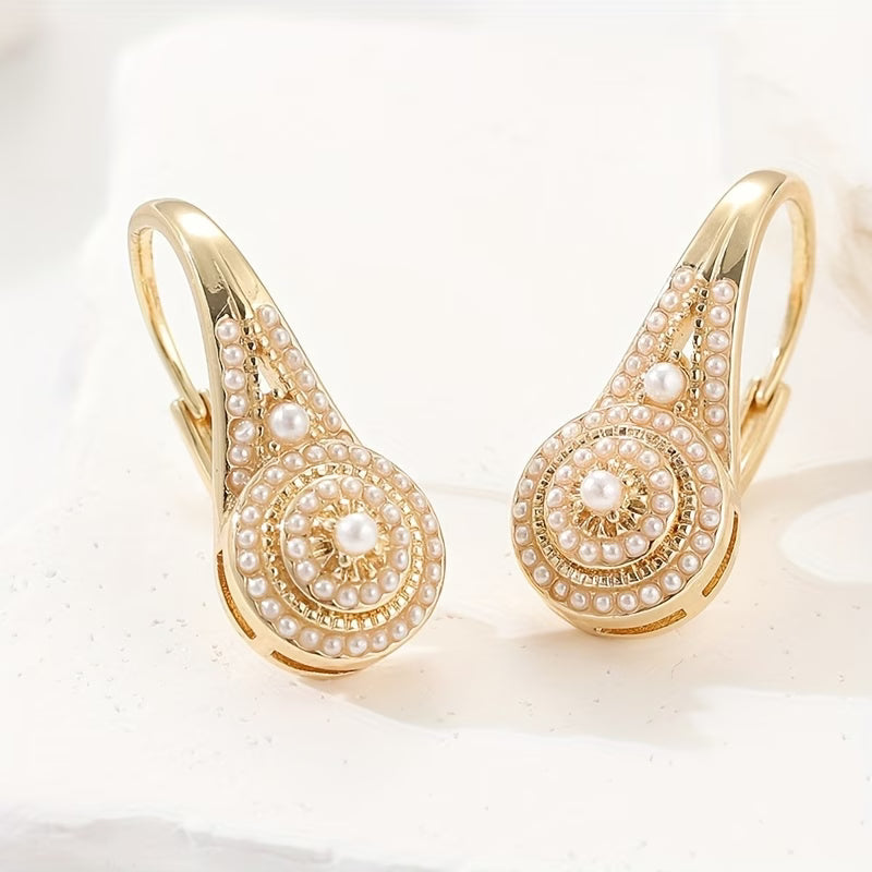 Elegante oorbellen met parels