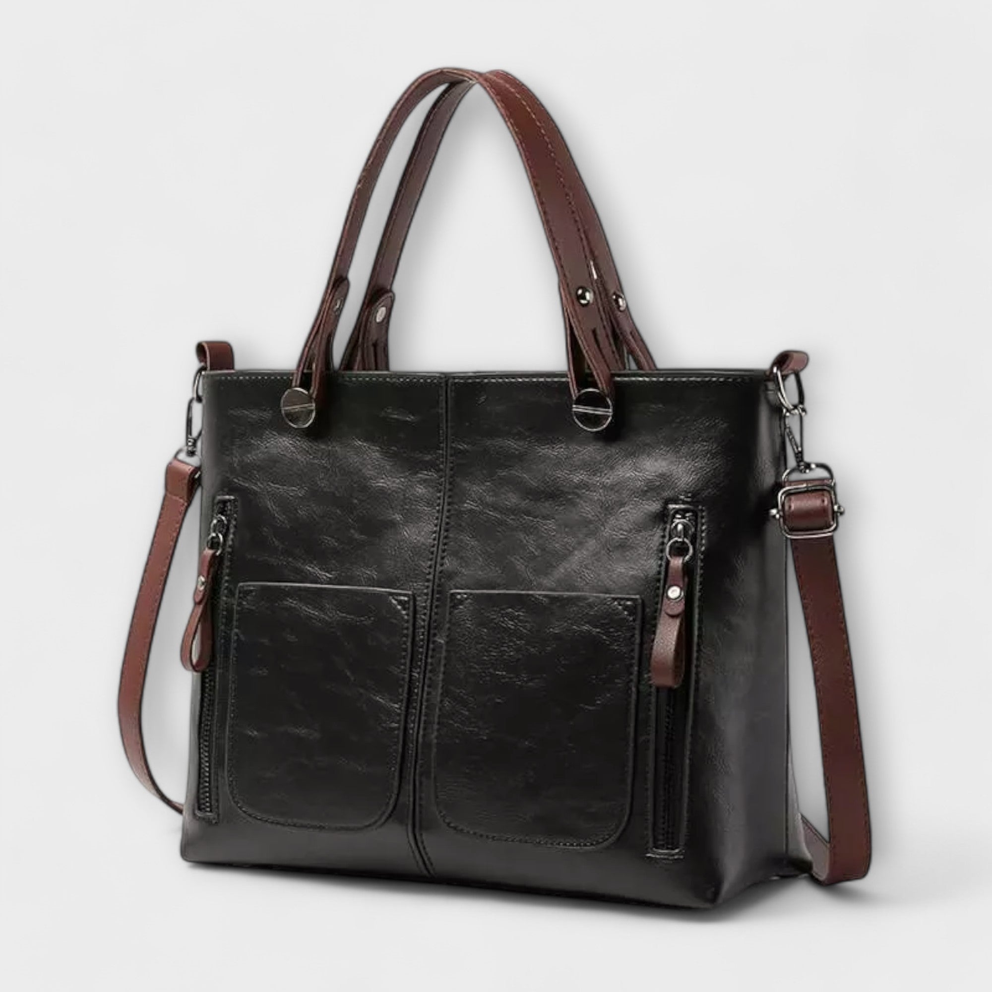 Elegante handtas met glad oppervlak