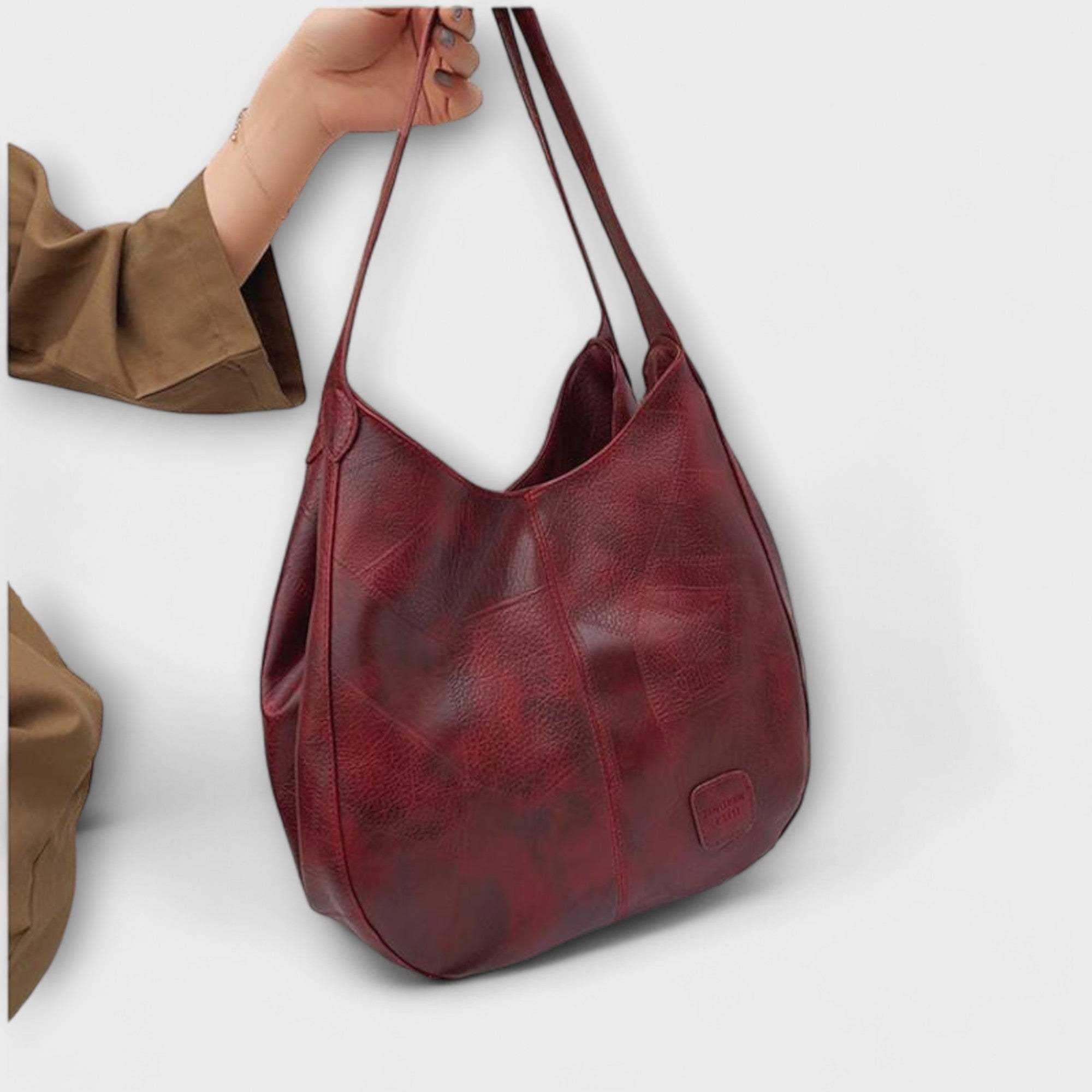 Vintage tas met gespsluiting