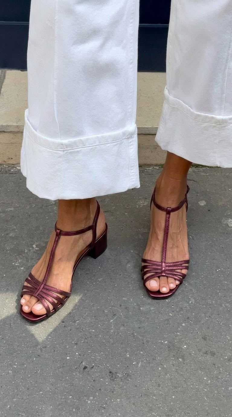 Allegra gouden zomersandalen
