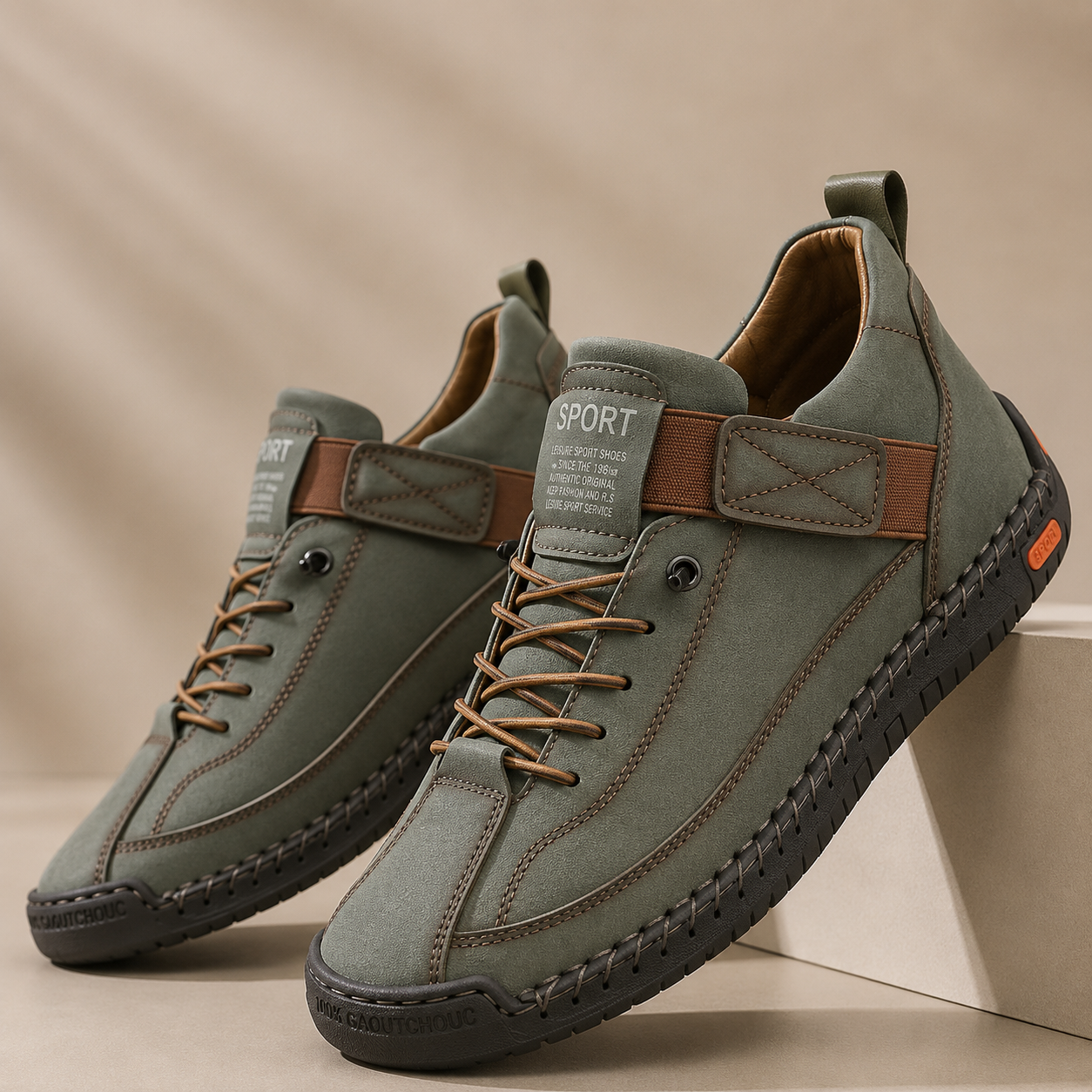 Léa comfortsneakers in groen