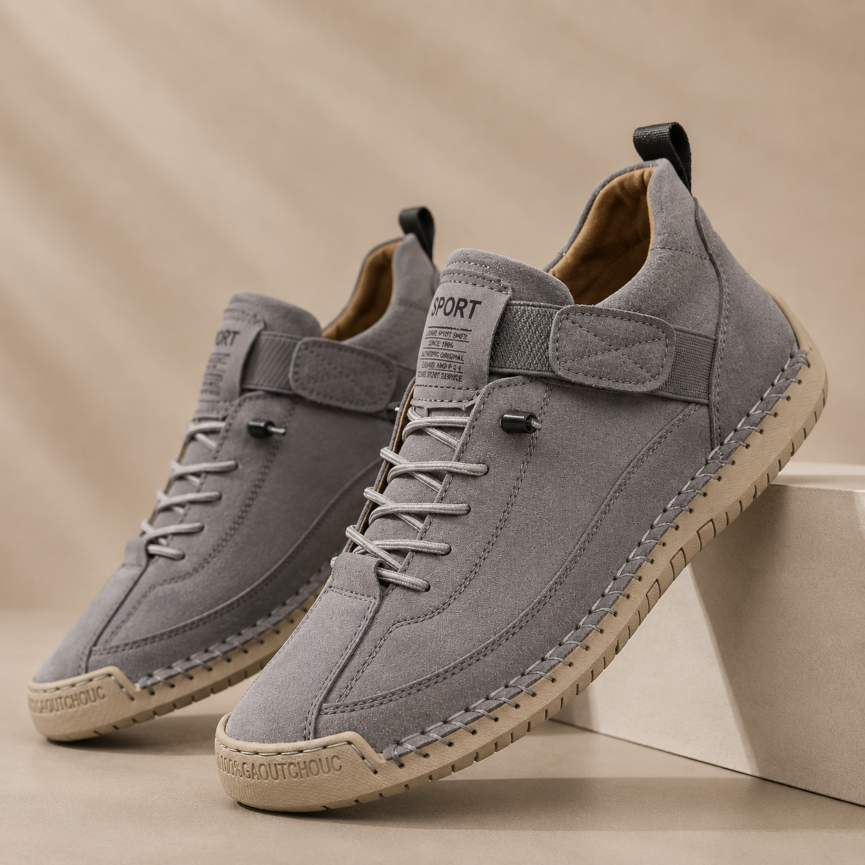 Léa comfortsneakers in grijs