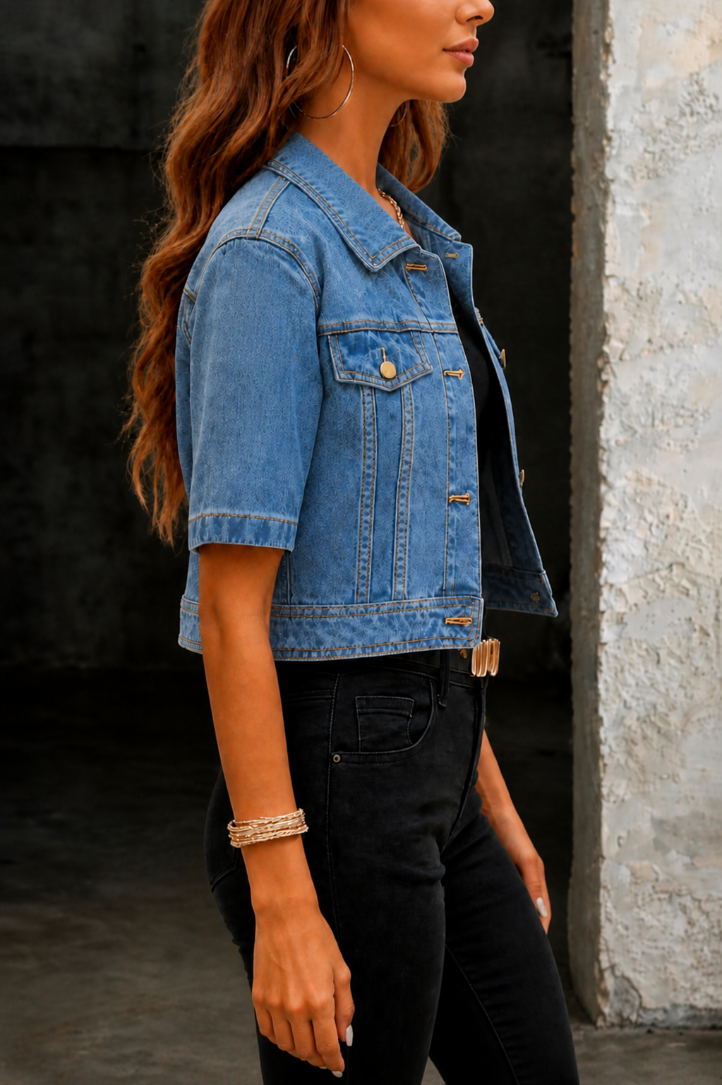 Jessica | Korte denim jas