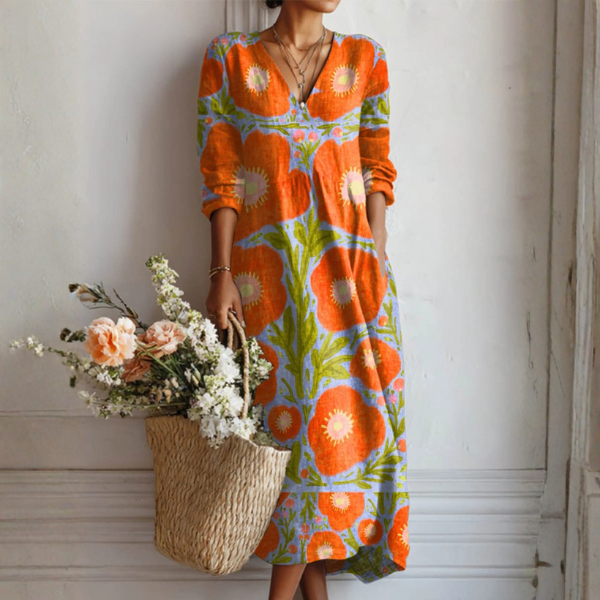 Alba charmante jurk met bloemenprint