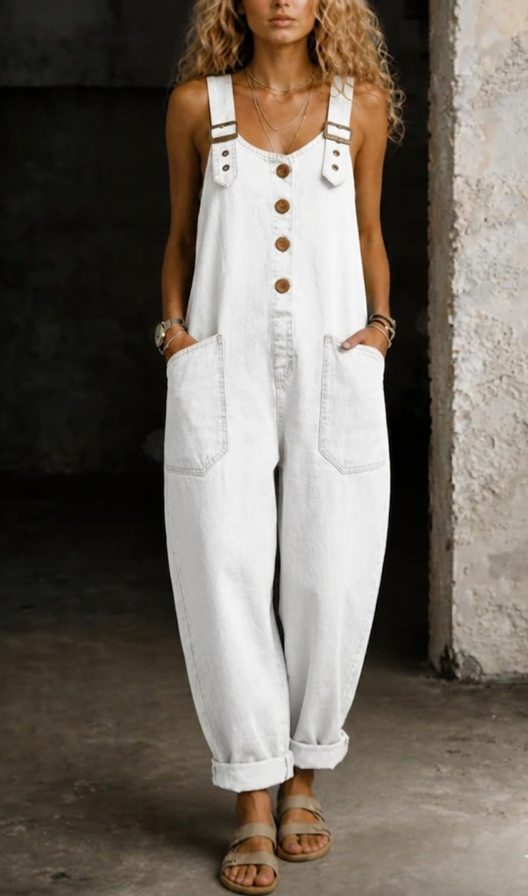 Moxelle | Denim jumpsuit
