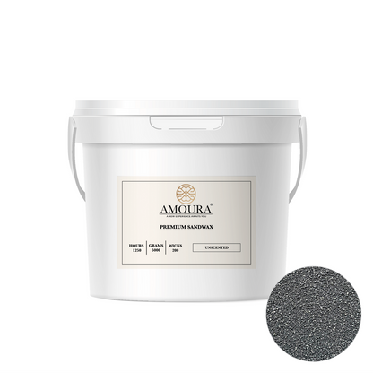Premium Sandwax - 5.0 kg Bucket + 200 Wicks