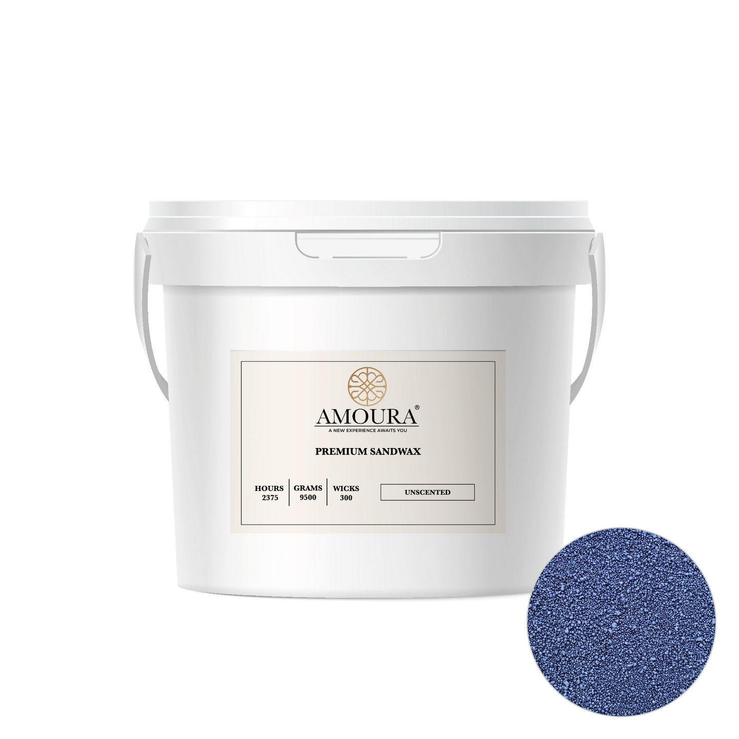 Premium Sandwax- 9,5 kg Bucket + 300 Wicks