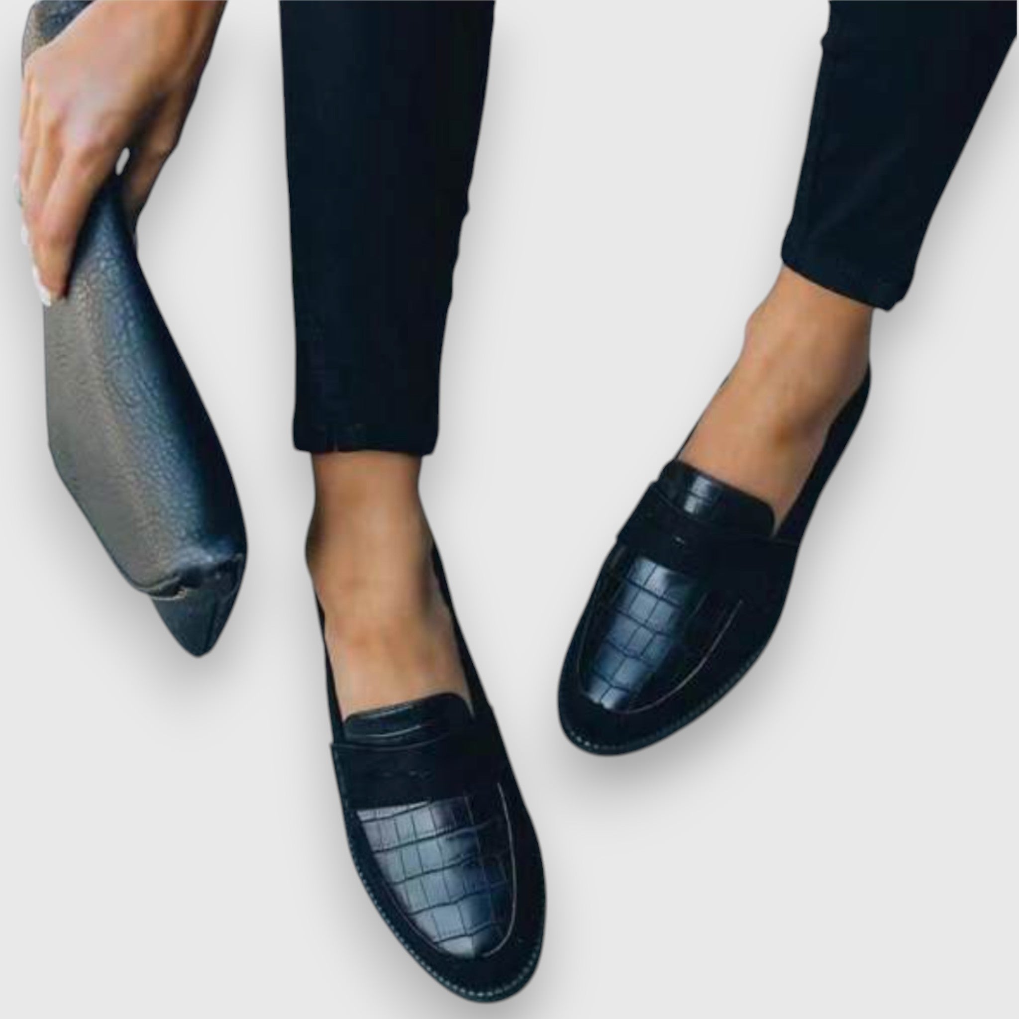 Mariluz loafers met gepolsterde binnenzool