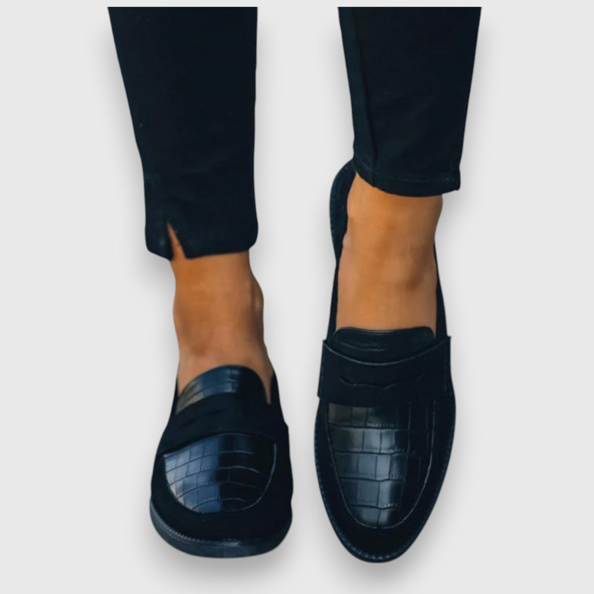 Mariluz loafers met gepolsterde binnenzool