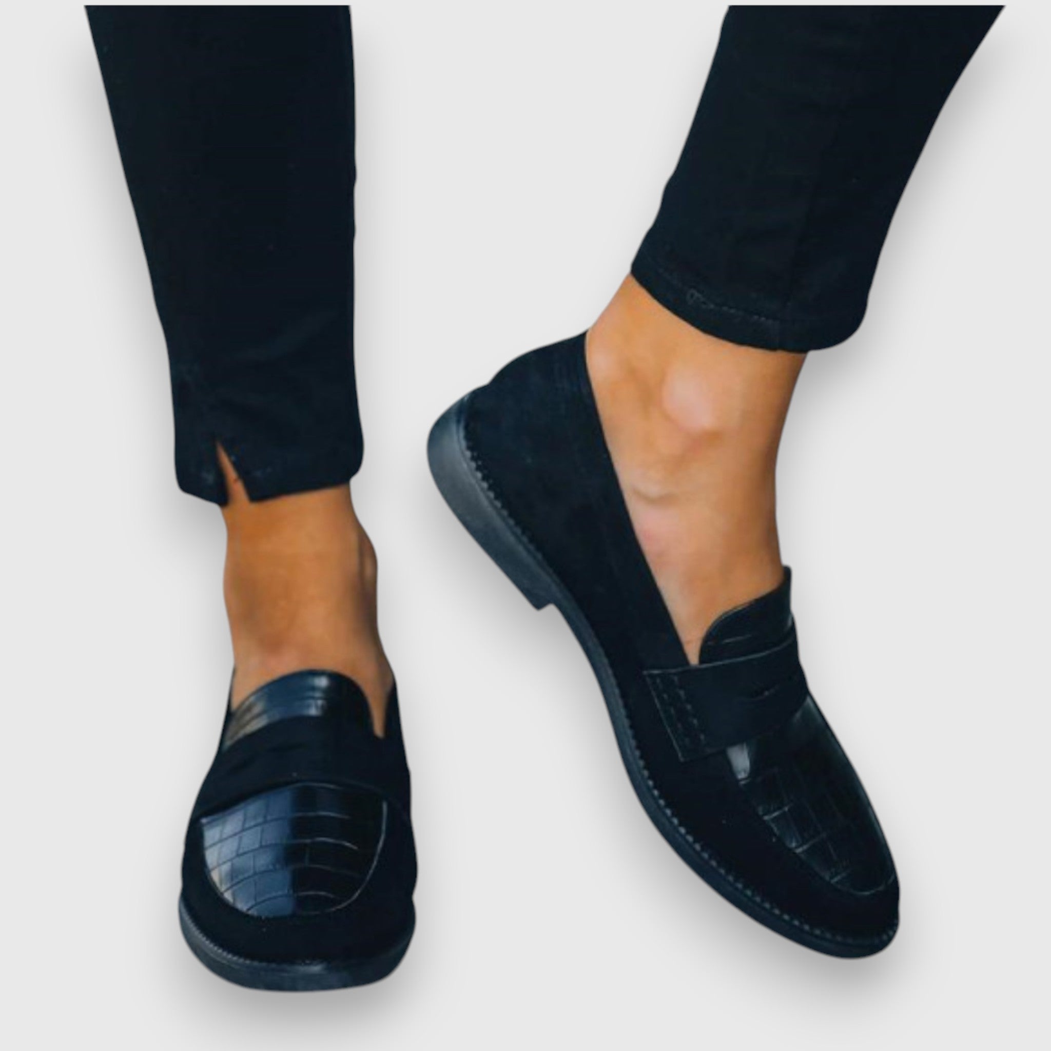 Mariluz loafers met gepolsterde binnenzool