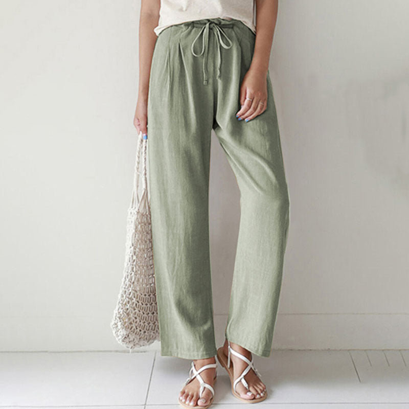 Vara relaxed broek met verstelbare taille