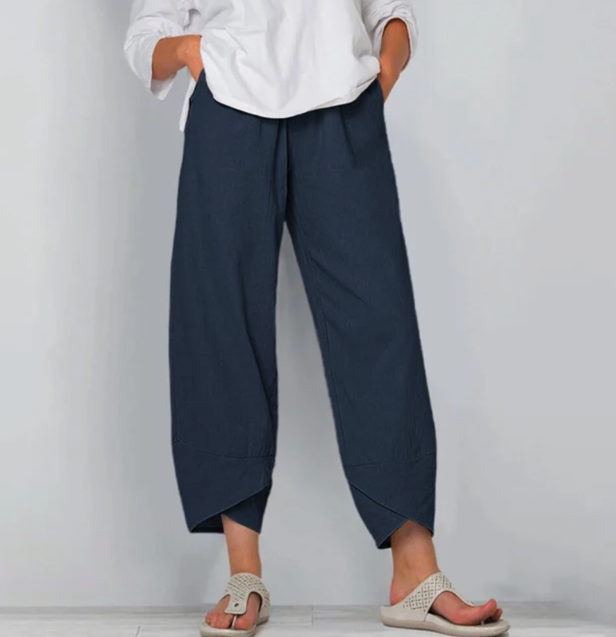 Riley lichte broek met elastische taille