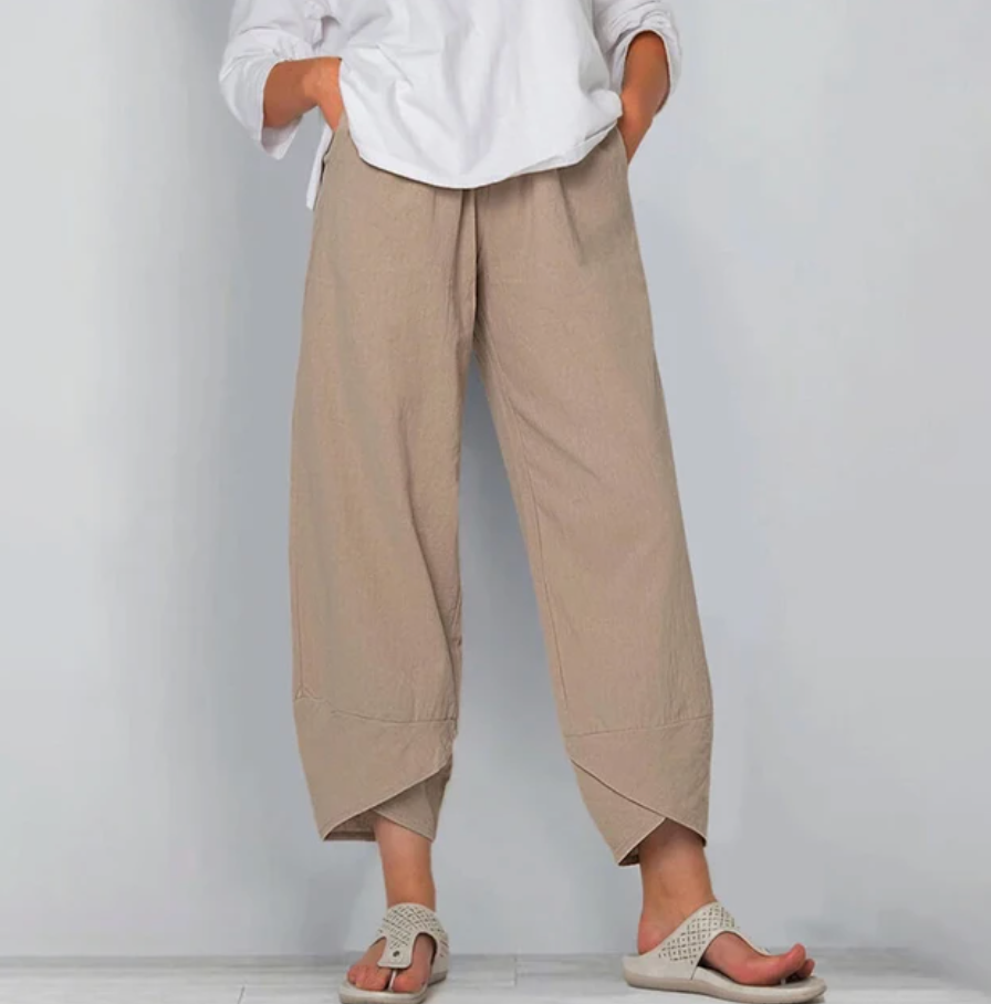 Riley lichte broek met elastische taille