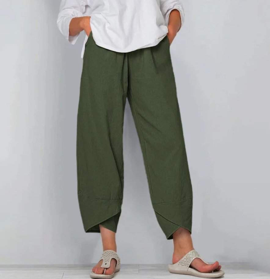 Riley lichte broek met elastische taille