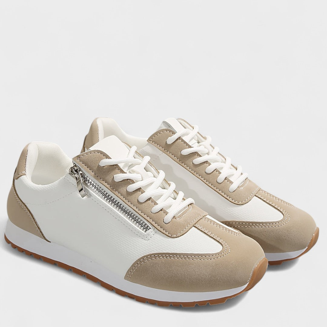 Zwanet sneaker met kleurvlakken
