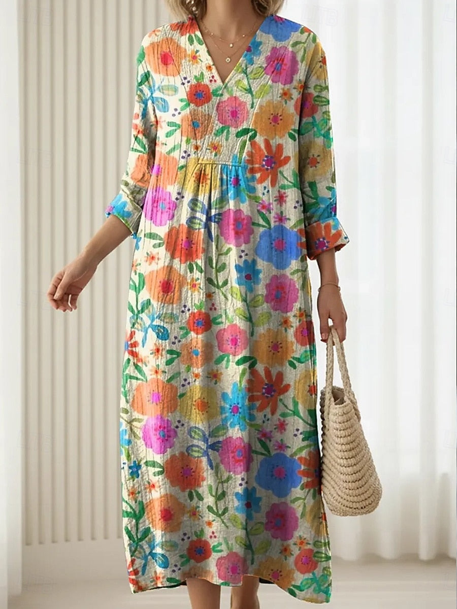 Tess bohemien maxi-jurk