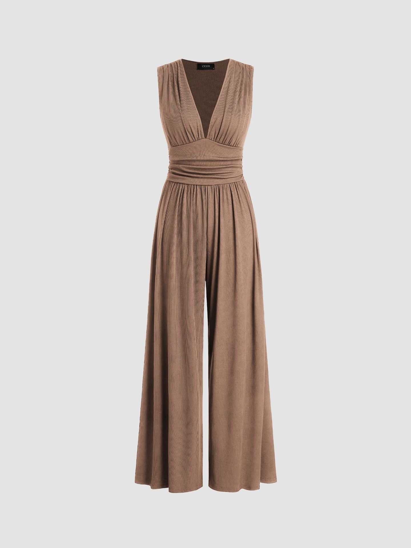 Caridad jumpsuit in taupe