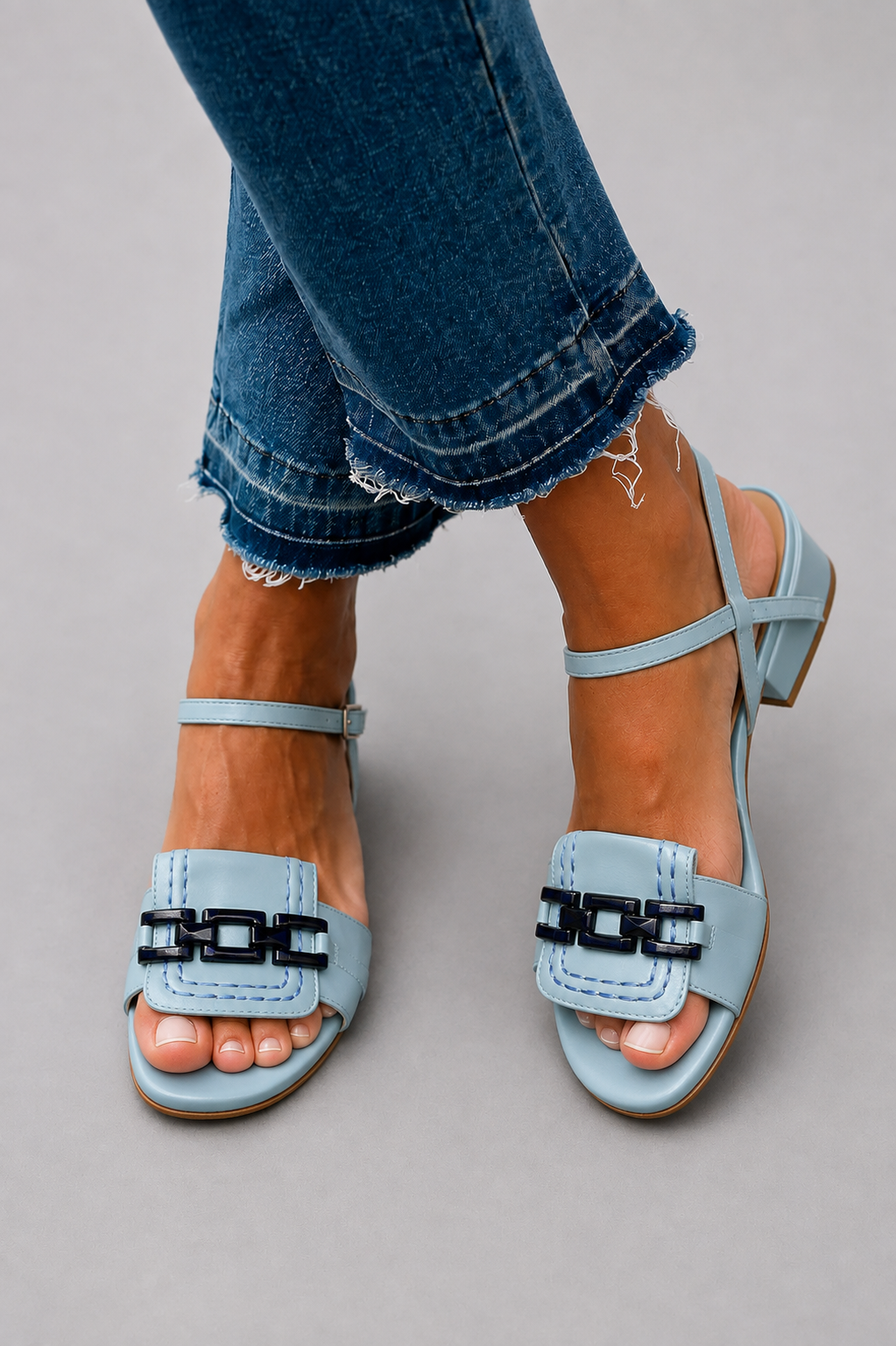 Azzurra sandalen in azuurblauw