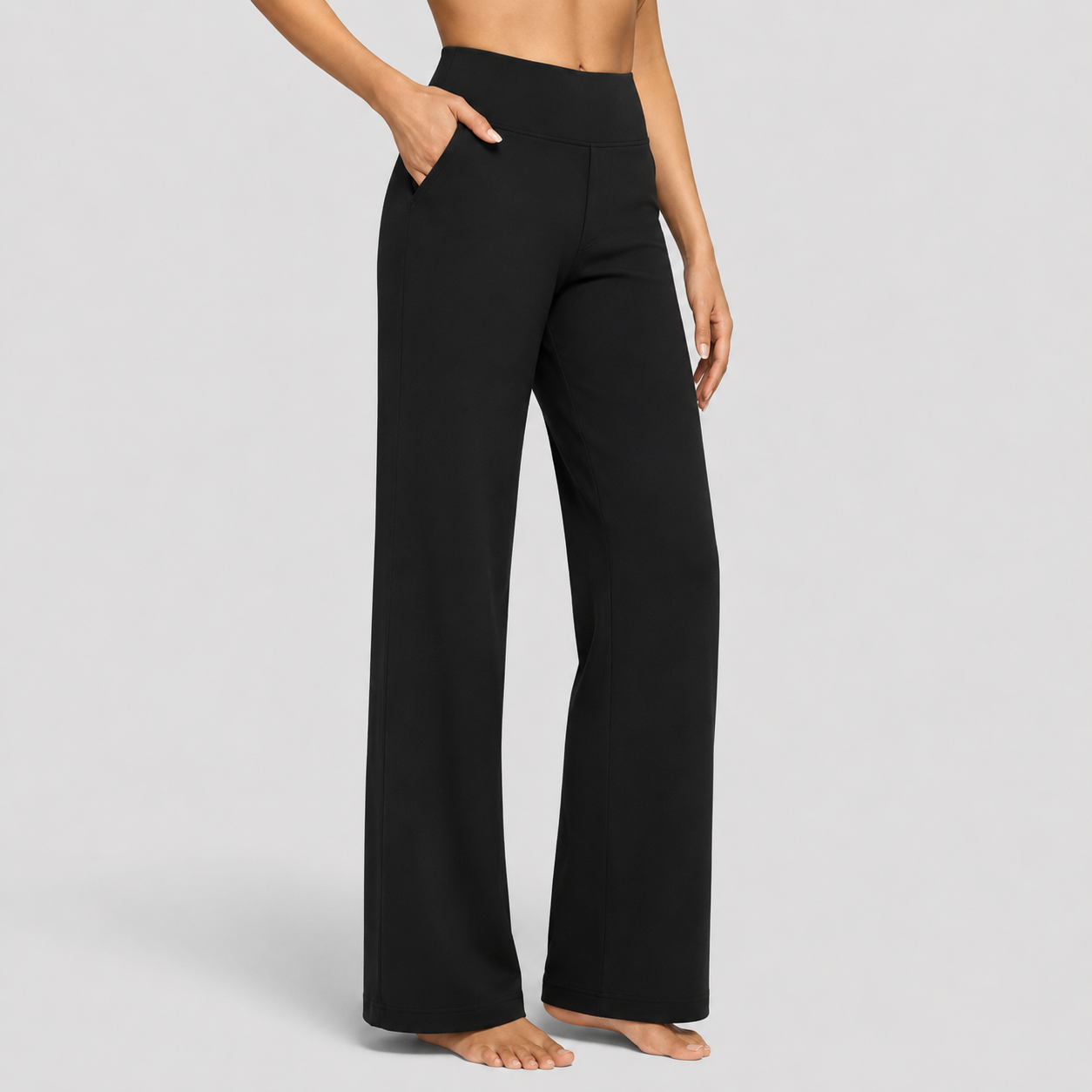 Hilary verfijnde broek met hoge taille