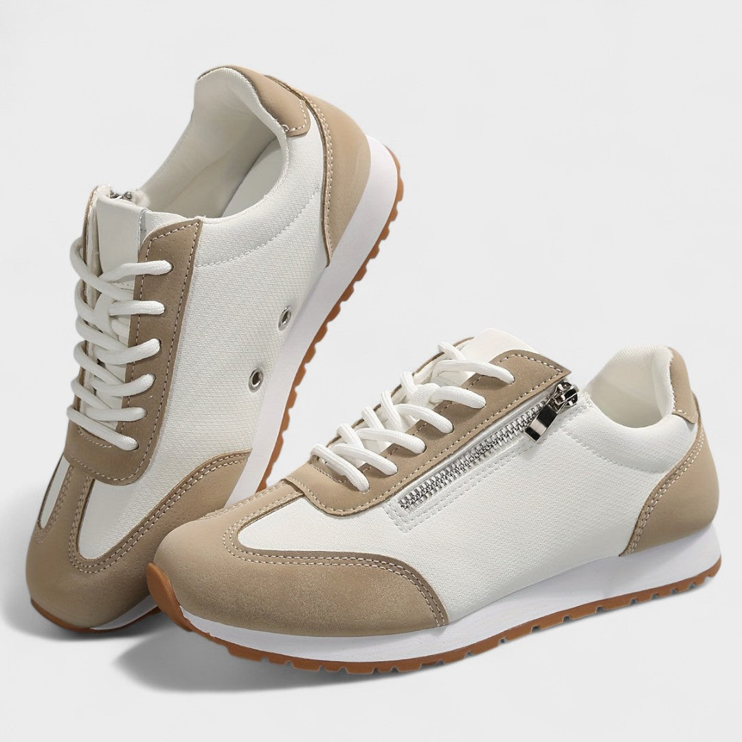 Zwanet sneaker met kleurvlakken