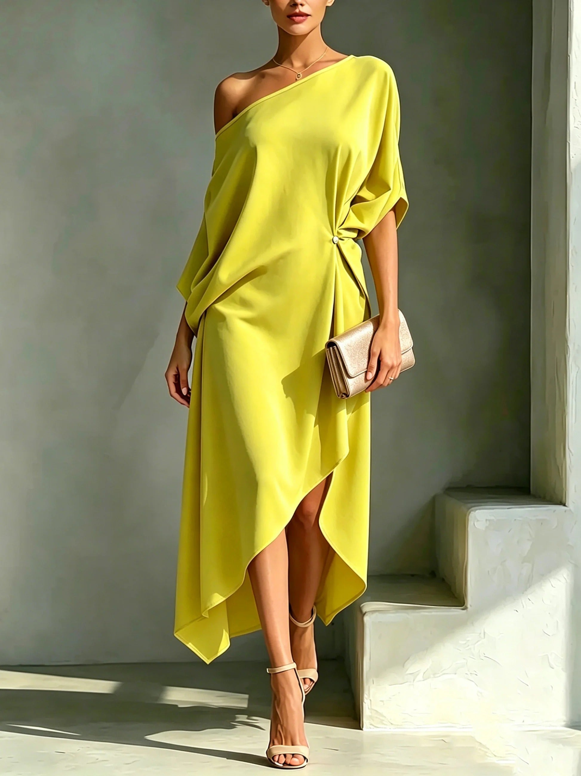 Clara | Elegante asymmetrische jurk