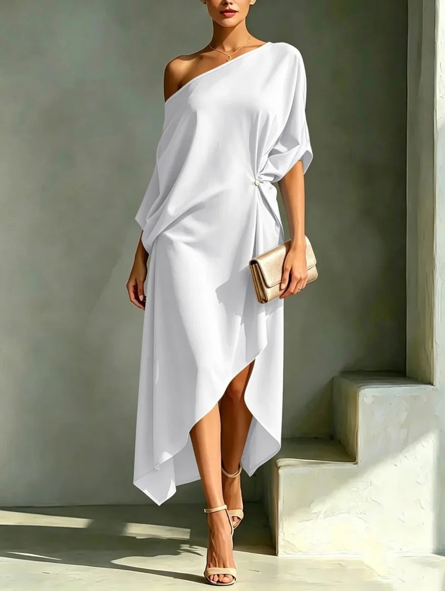 Clara | Elegante asymmetrische jurk