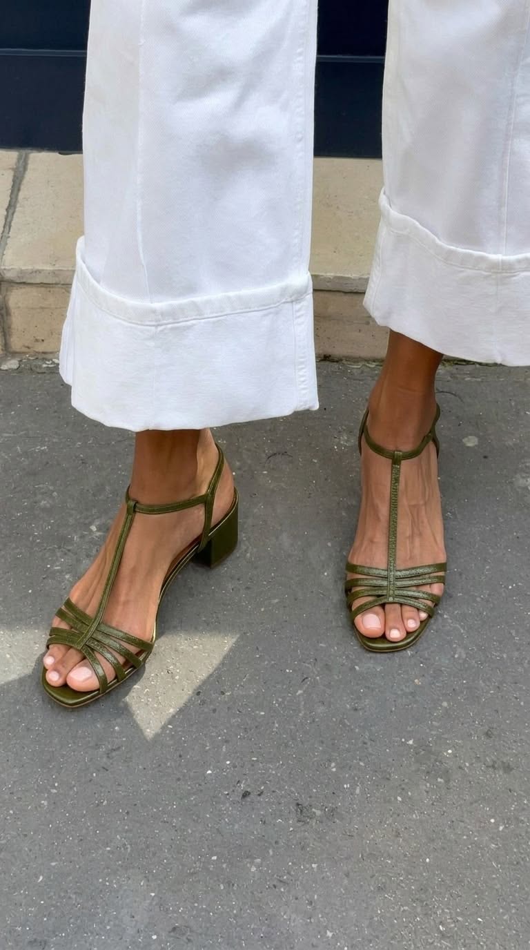 Allegra gouden zomersandalen
