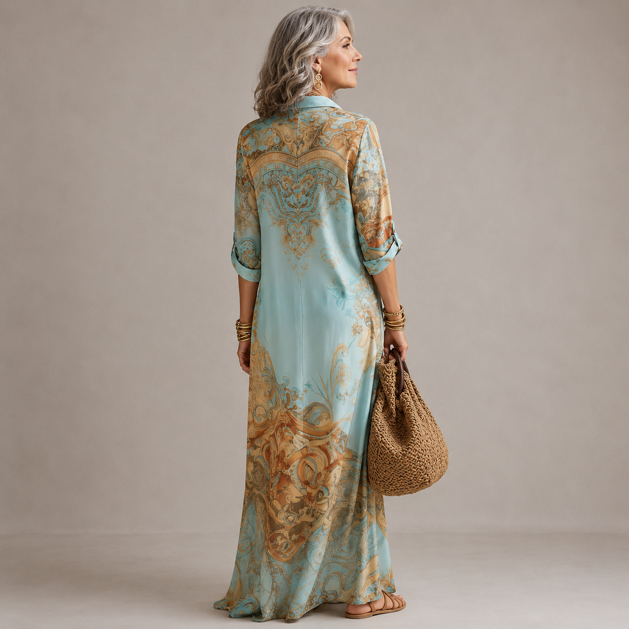 Evalexy I Maxi Jurk Print Luxe