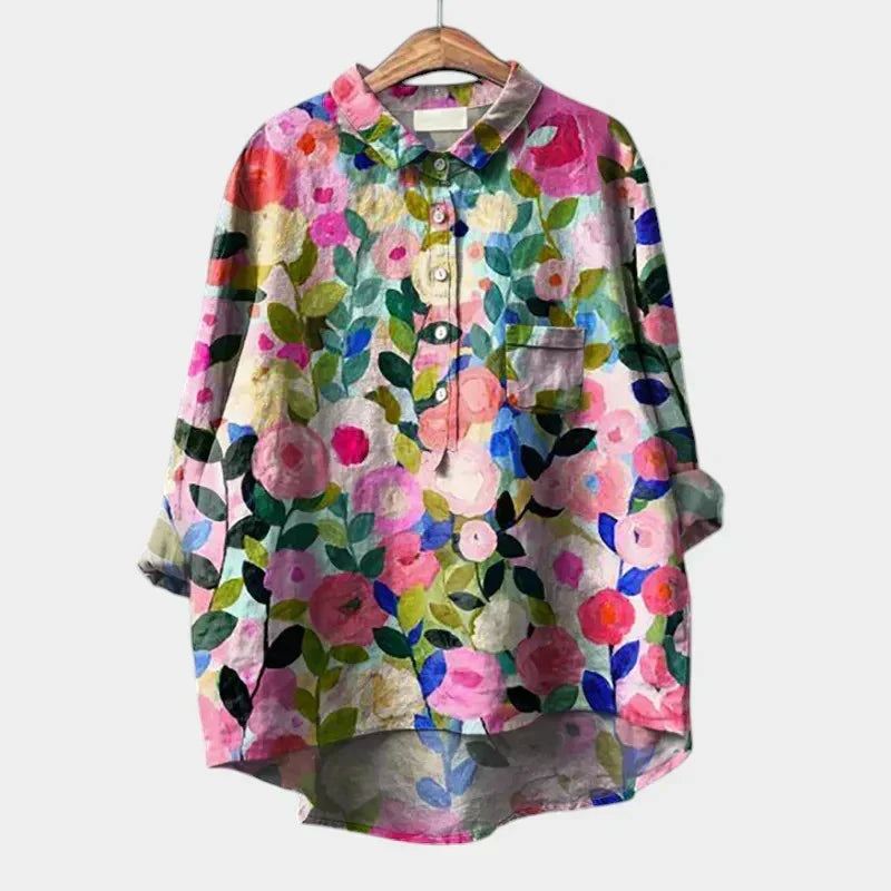 Everleigh | Losvallende zomertuniek met print