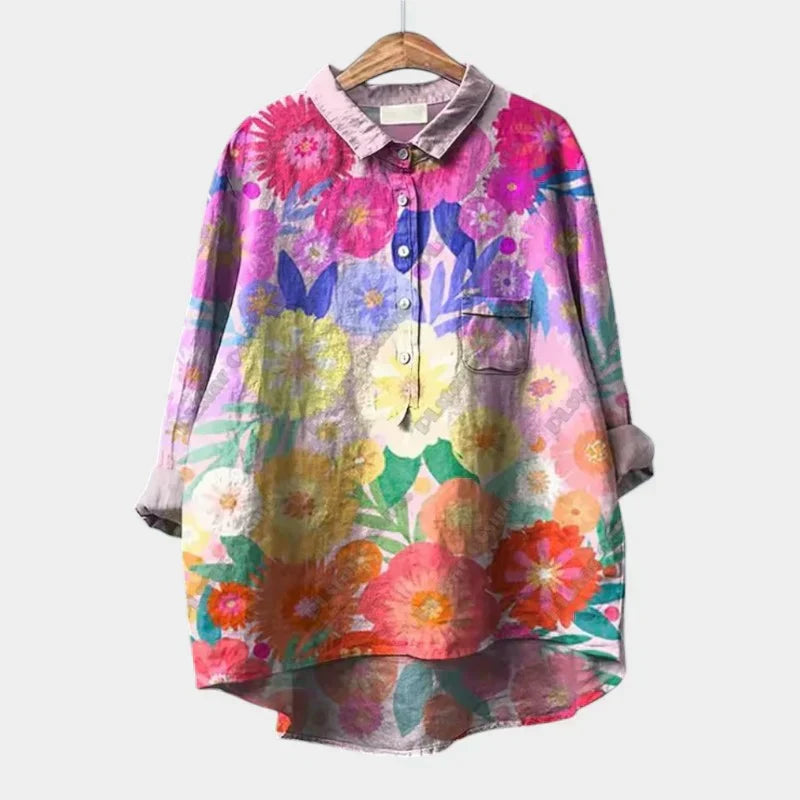 Everleigh | Losvallende zomertuniek met print