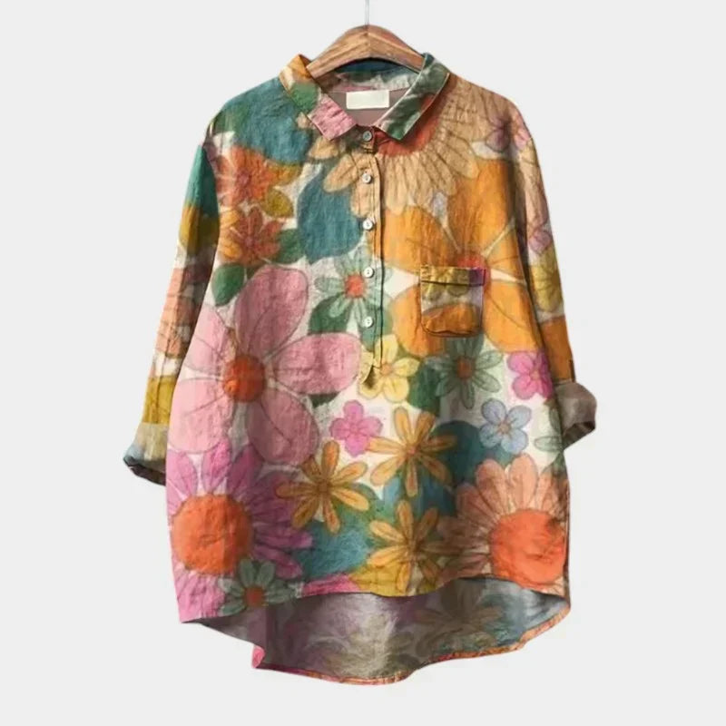 Everleigh | Losvallende zomertuniek met print