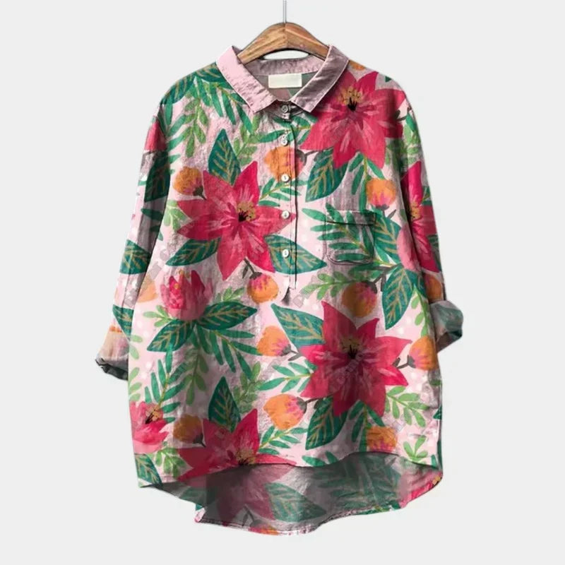Everleigh | Losvallende zomertuniek met print
