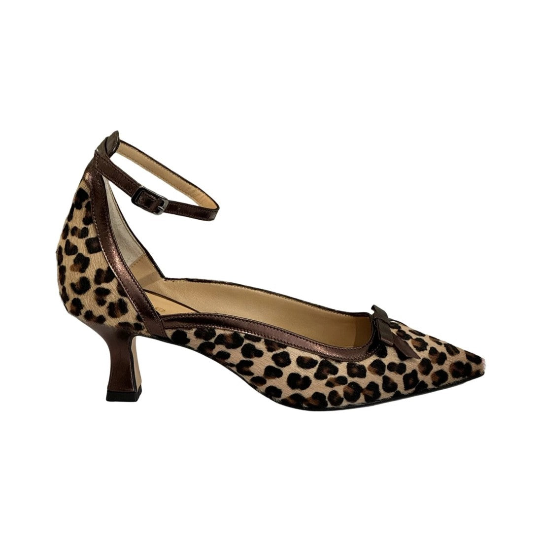 Pumps met luipaardprint