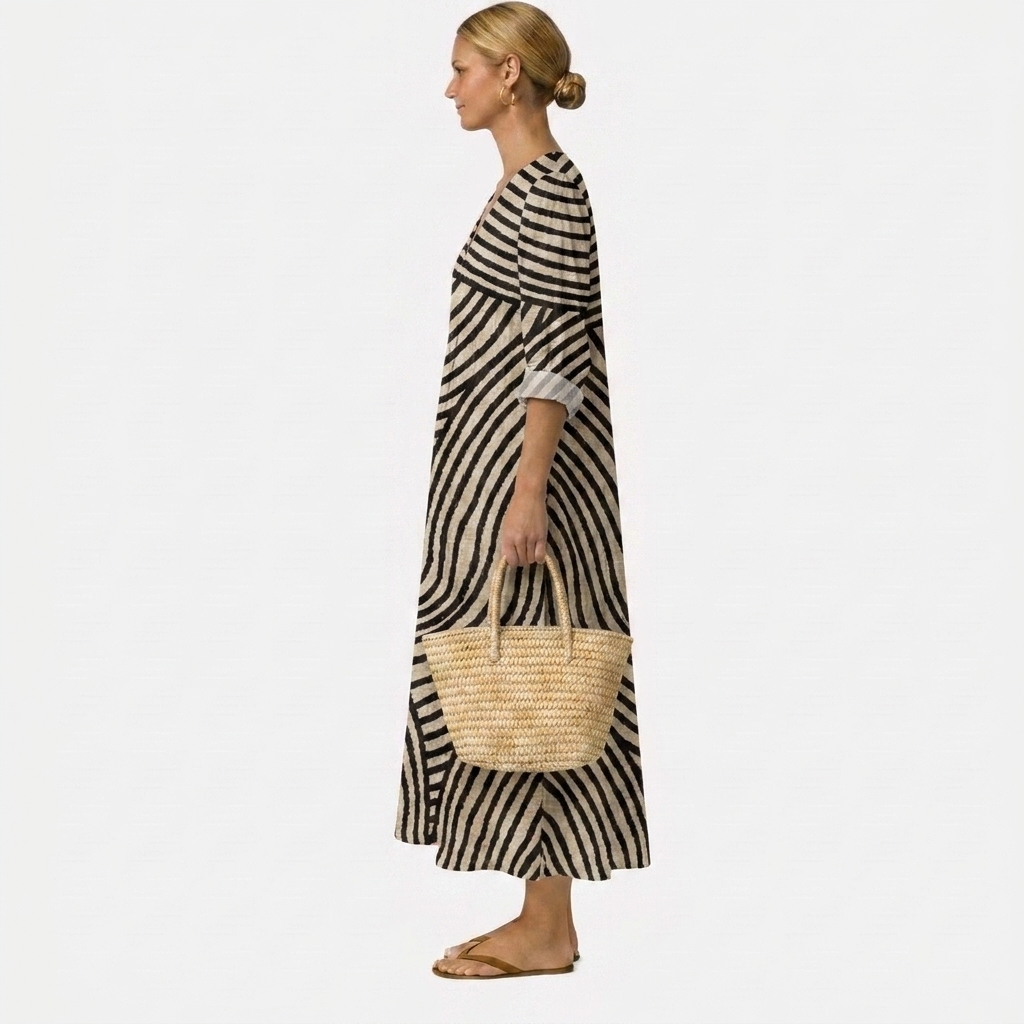 Gracia tijdloze vintage jurk