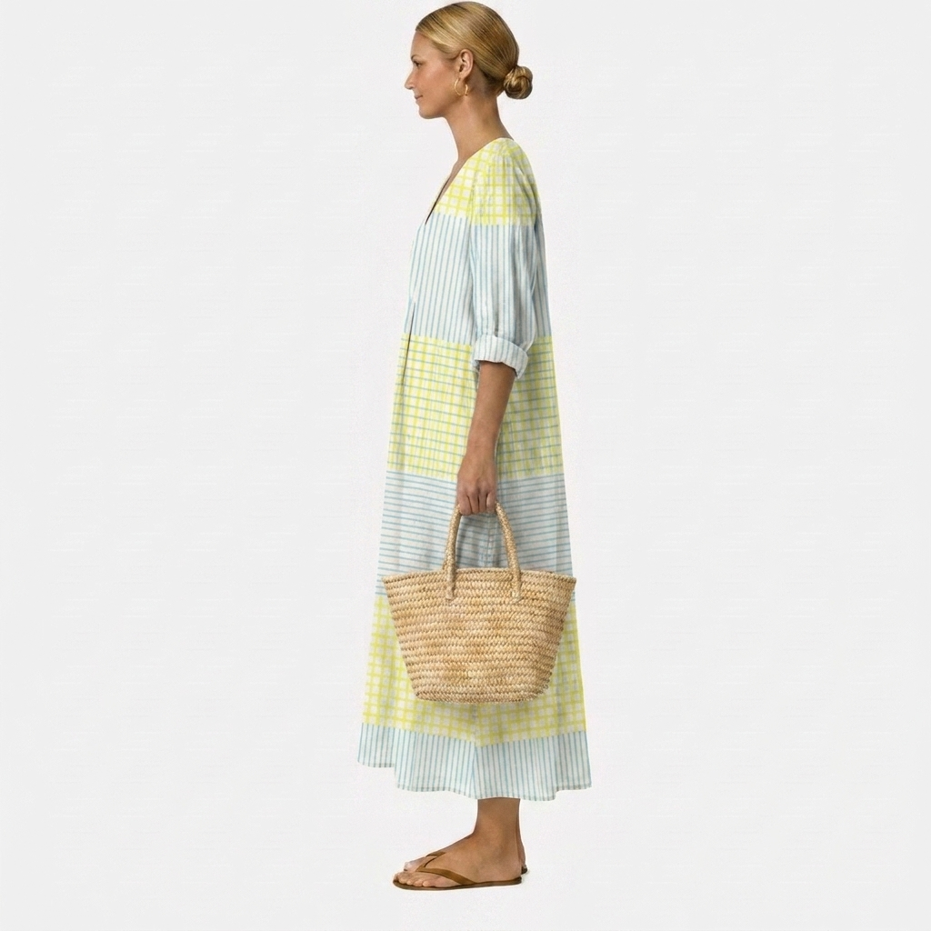 Olivia luchtige jurk met natuurlijke elegantie