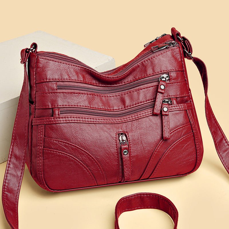 Hillie schoudertas in rood