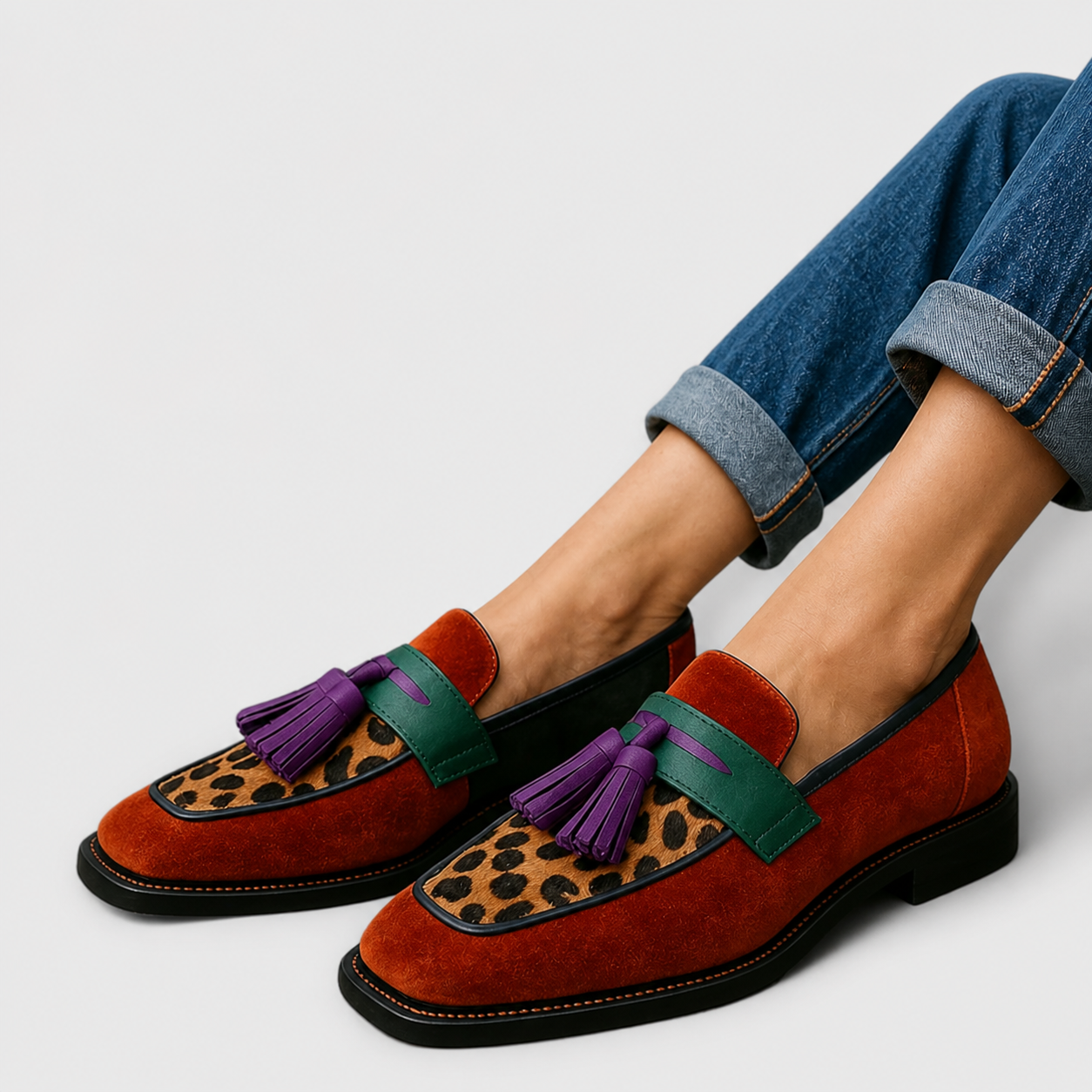 Ione | Multicolour loafers
