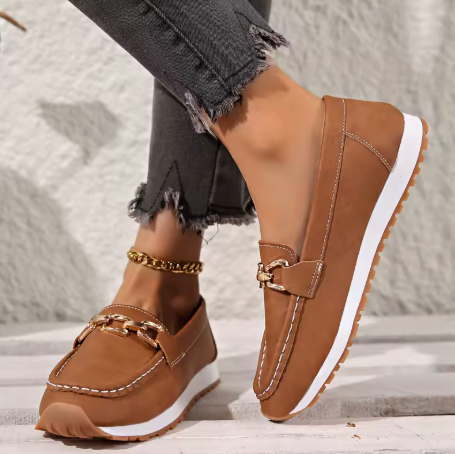 Kendrix stijlvolle casual loafers in cognac