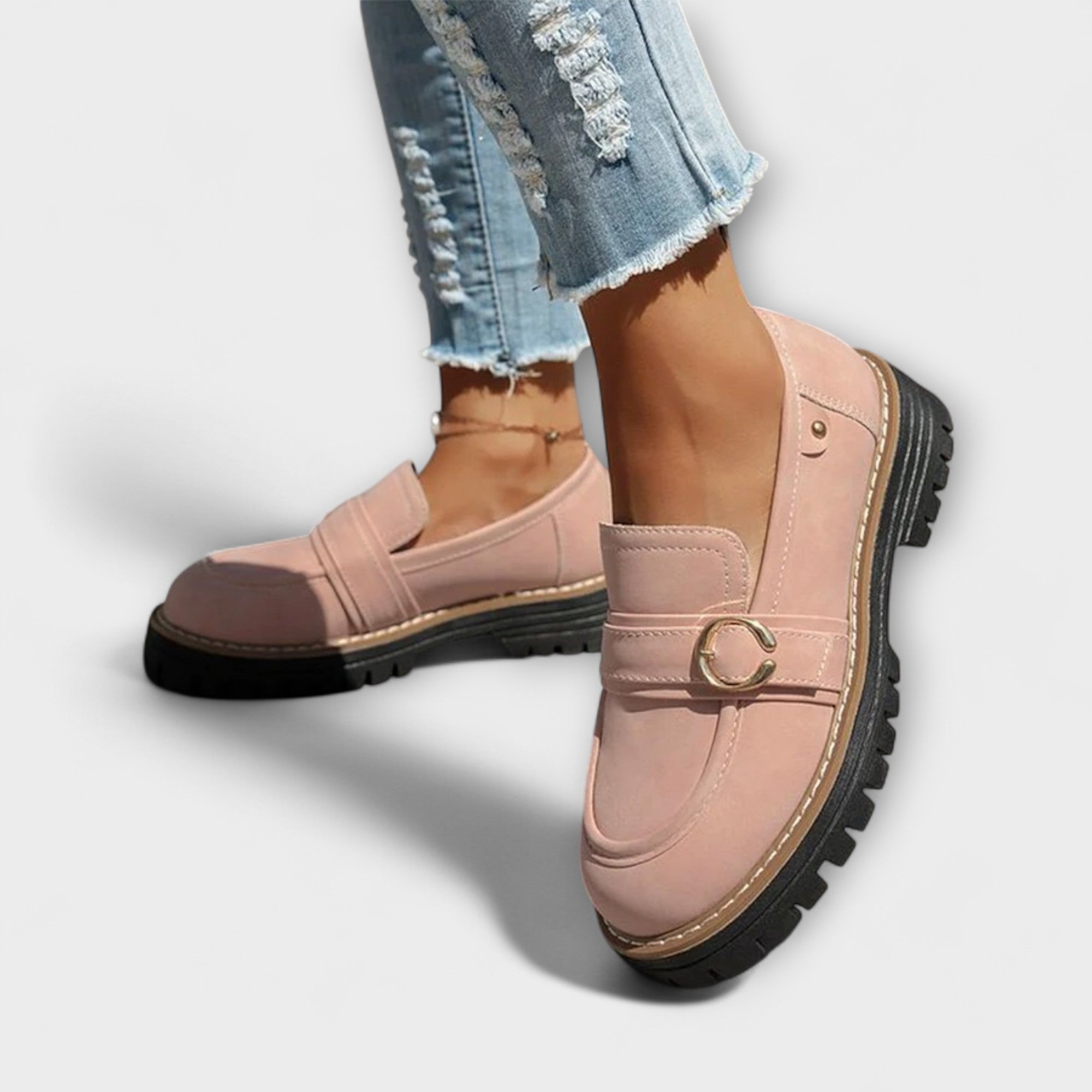 Lora | Casual loafers met ronde neus