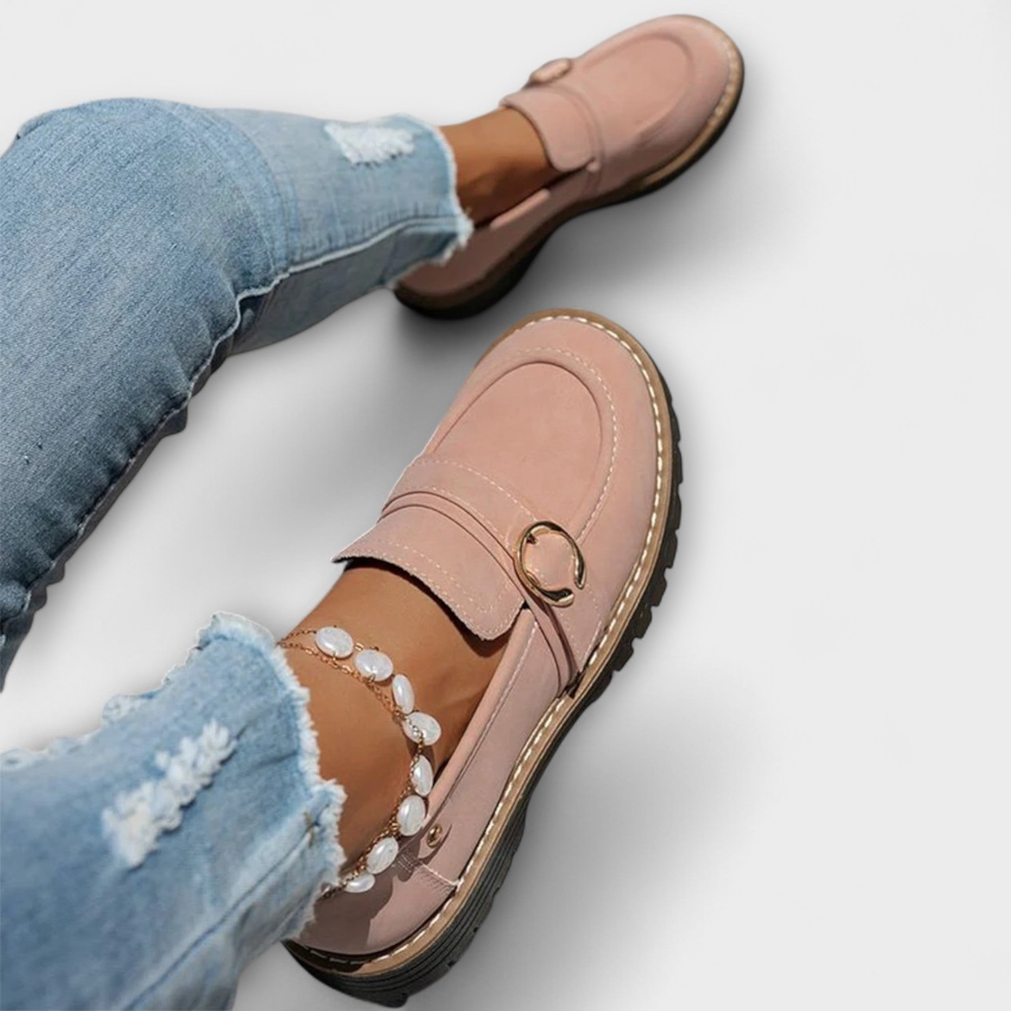 Lora | Casual loafers met ronde neus