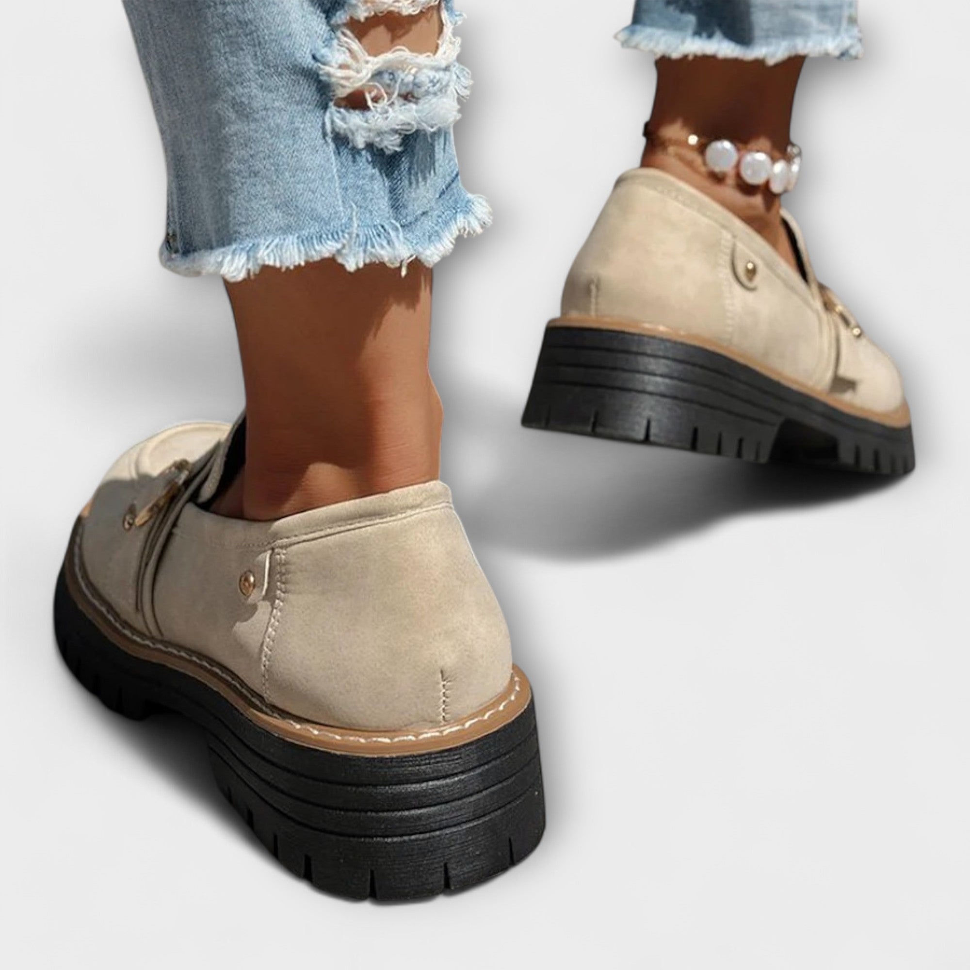 Lora | Casual loafers met ronde neus