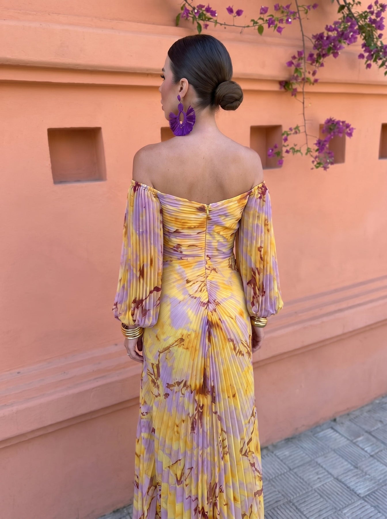 Ludovica | Maxi-jurk met bloemenprint