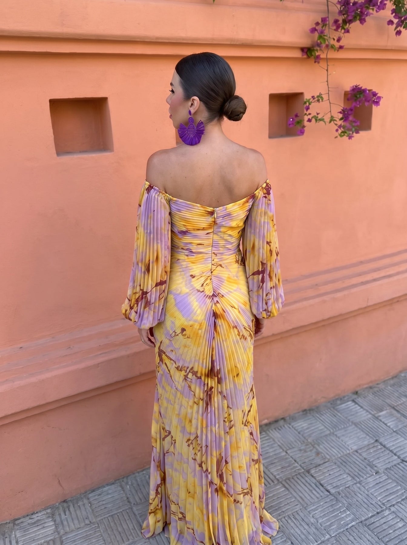 Ludovica | Maxi-jurk met bloemenprint