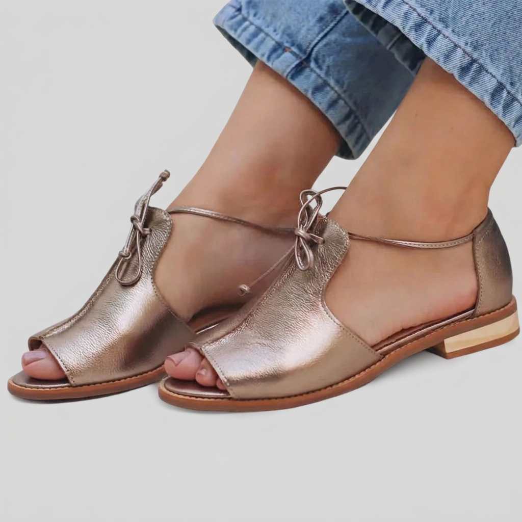 Marrit sandalen in champagne
