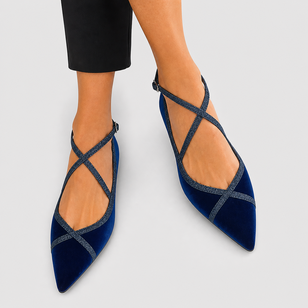Noëlle | Chique marineblauwe loafers