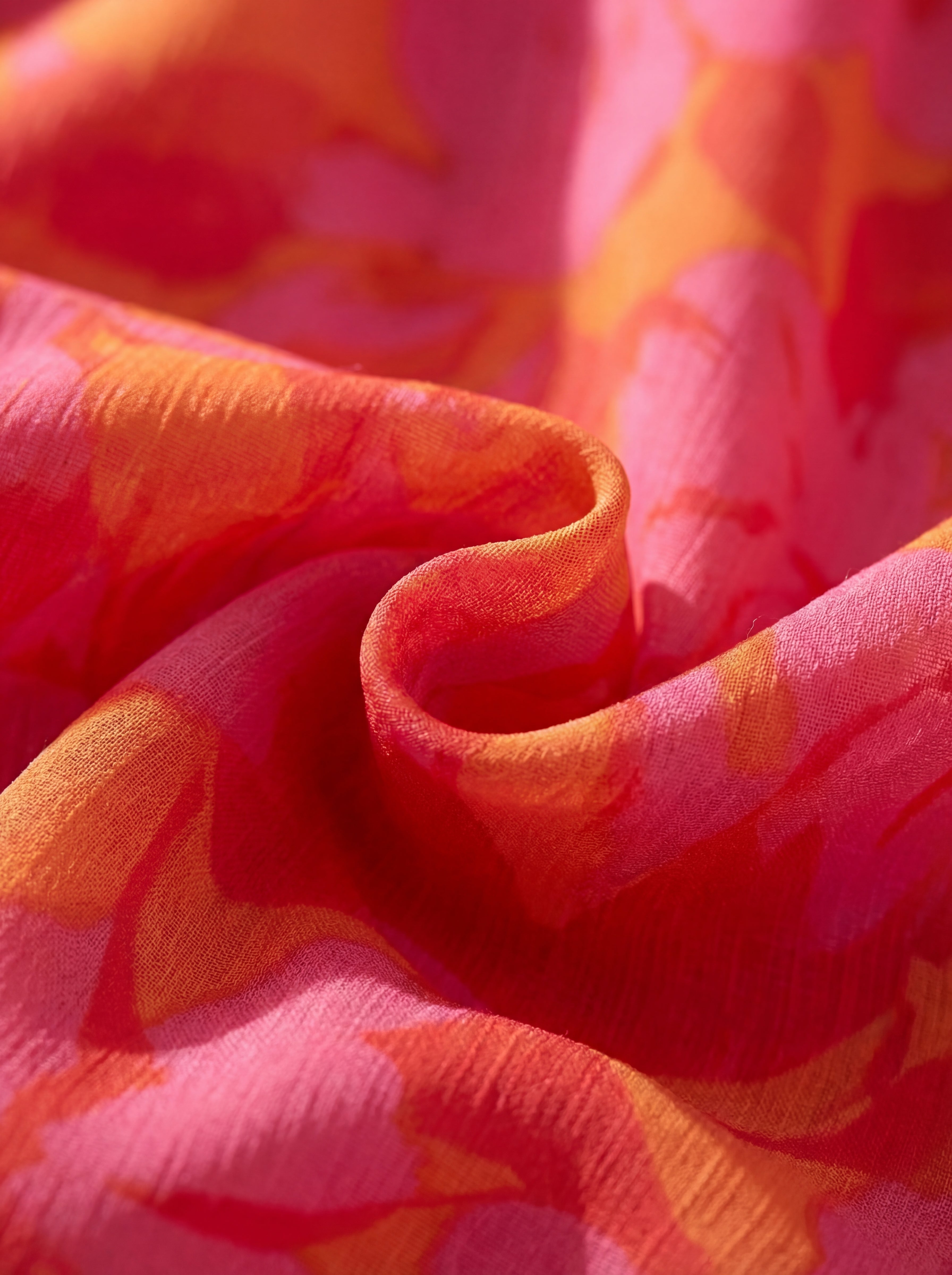 Oliva | Maxi-jurk met bloemenprint, ballonmouwen en V-hals