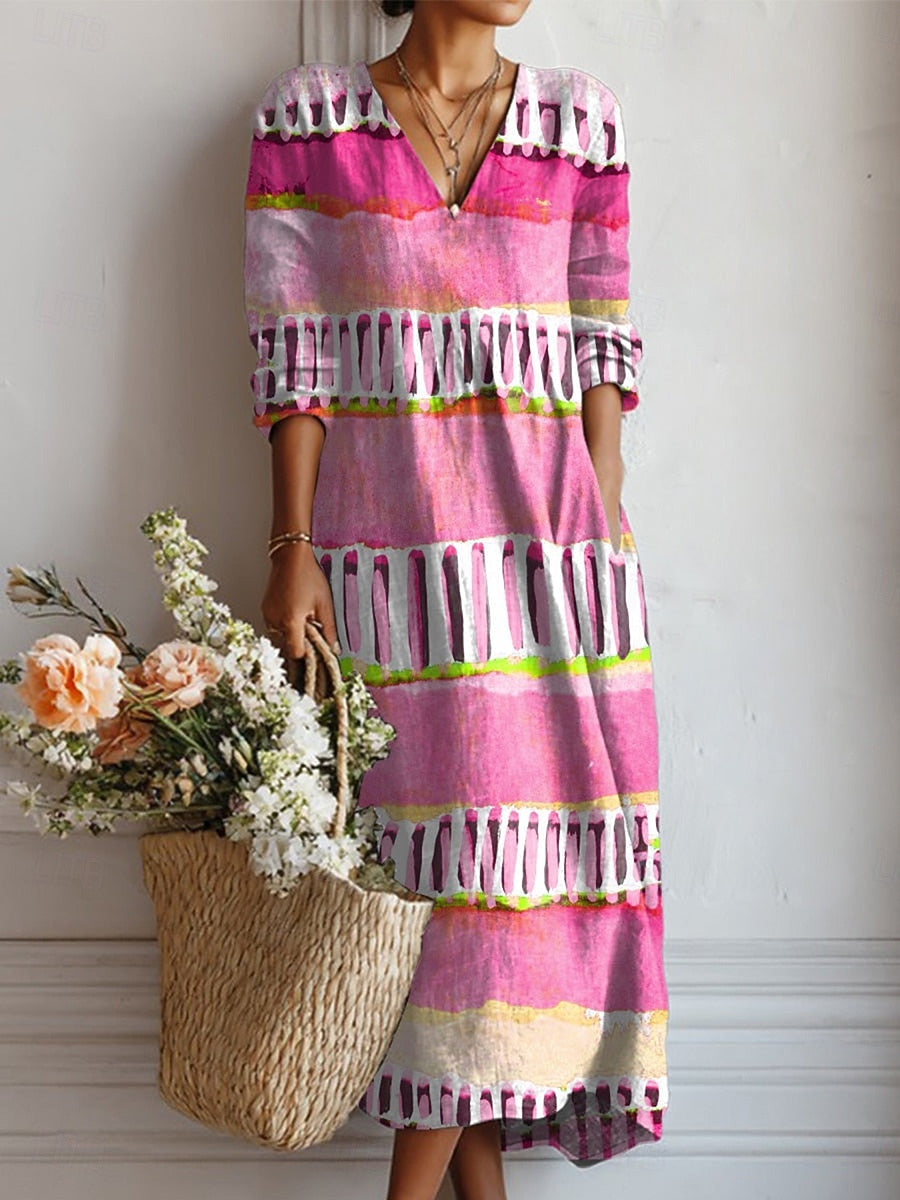 Britt bohemien maxi-jurk